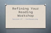 Refining Your Reading Workshop Session #7 – Conferencing.
