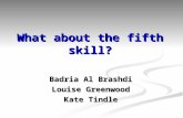 What about the fifth skill? Badria Al Brashdi Louise Greenwood Kate Tindle.
