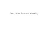 Executive Summit Meeting. 2 Executive Summit Agenda Opening Remarks Demystifying Six Sigma Deployment Structure Timeline and Milestone Review Functional.