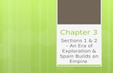 Chapter 3 Sections 1 & 2 – An Era of Exploration & Spain Builds an Empire.