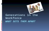 Generations in the Workforce. What You Remember Reveals Your Age….