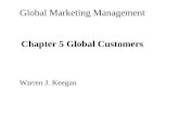 Global Marketing Management Warren J. Keegan Chapter 5 Global Customers.