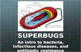 SUPERBUGS An intro to bacteria, infectious diseases, and antibiotic resistance.