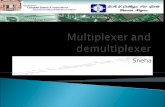 Sneha.  Introduction to MUX and DEMUX Introduction to MUX and DEMUX  Multiplexer Multiplexer  4-to-1 Multiplexer (MUX) 4-to-1 Multiplexer (MUX)  Typical.