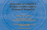 Overview of USEPA’s Endocrine Disruptors Research Program Elaine Z. Francis, Ph.D. National Program Director Pesticides and Toxics Research Program Environmental.