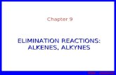 WWU -- Chemistry ELIMINATION REACTIONS: ALKENES, ALKYNES Chapter 9.