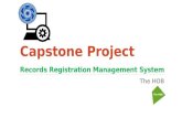 Records Registration Management System The HOB Capstone Project.