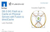 Larry Touchette DB-3-341 Flash as a Cache on Physical Servers with Fusion-io directCache 1 V08.