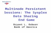 Multinode Persistent Sessions: The Sysplex Data Sharing End Game Bryant L. Osborn Bank of America.