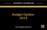 Budget Update 2013 .