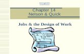 Chapter 14 Nelson & Quick Jobs & the Design of Work.