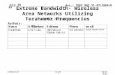 Doc.: IEEE 802.11-07/2068r0 Submission July 2007 David Britz AT&T LabsSlide 1 Extreme Bandwidth- Wireless Area Networks Utilizing Terahertz Frequencies.