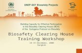 Biosafety Clearing House Training Workshop 18-19 December, 2008 Bangkok.