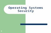 1 Operating Systems Security. 2 Where Malware hides ? Autoexec.bat or autoexec.nt can start malware before windows start Config.sys, config.nt Autorun.inf.
