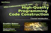Course Introduction Svetlin Nakov Telerik Software Academy   Manager Technical Training