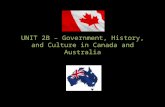 UNIT 2B – Government, History, and Culture in Canada and Australia.