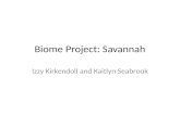 Biome Project: Savannah Izzy Kirkendoll and Kaitlyn Seabrook.