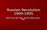 Russian Revolution 1900-1905 Alexa Ford, Alex Phan, Rachel Zhang, Jacky Ting.