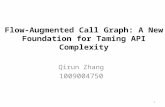 Flow-Augmented Call Graph: A New Foundation for Taming API Complexity Qirun Zhang 1009004750 1.