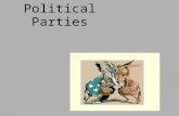 Political Parties. Historical Development Federalists v. Democratic-Republicans (1788-1824) Democrats v. Whigs (1828-1852) Democrats v. Republicans (1856-1892)