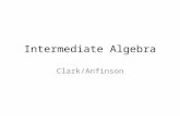 Intermediate Algebra Clark/Anfinson. Chapter 7 Rational Functions.