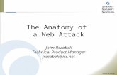 The Anatomy of a Web Attack John Rezabek Technical Product Manager jrezabek@iss.net.