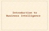 1 Introduction to Business Intelligence. 2 Changing Business Environments and Computerized Decision Support The Business Pressures-Responses-Support Model.