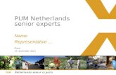 6 oktober 2015 Place PUM Netherlands senior experts Name Representative …