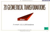 Copyright @ 2002 by Jim X. Chen George Mason University Transformation and Viewing.1. Plane Example: J2_0_2DTransform.