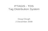 PTAGIS - TDS Tag Distribution System Doug Clough 2 December 2008.