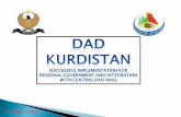 October 2009.  Brief about Kurdistan Region  DAD (Donor Assistance Database)  Data Entry Forms ◦ Online ◦ Offline  Synchronization  What is DAD-Kurdistan.