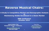 Reverse Musical Chairs: A Study in Competitive Market and Demographic Analysis or Maintaining Stable Enrollment in a Down Market ERB Conference October.