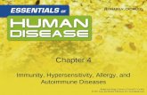 Chapter 4 Immunity, Hypersensitivity, Allergy, and Autoimmune Diseases.