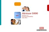 Airmux-500 3.3GA 2012 Slide 1 Airmux-5000 Version 3.3 General Availability July 2012.
