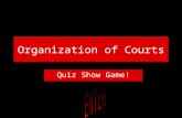 Organization of Courts Quiz Show Game! DIRECTIONS Read the question and click on the correct answer. To go to the next question click “next question.