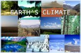 EARTH’S CLIMATE. Latitude – distance north or south of equator Elevation – height above sea level Topography – features on land Water Bodies – lakes and.