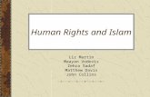 Human Rights and Islam Liz Martin Maayan Vodovis Zehra Sadaf Matthew Davis John Collins.