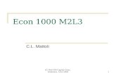 Econ 1000 M2L3 C.L. Mattoli 1 (C) Red Hill Capital Corp., Delaware, USA 2008.