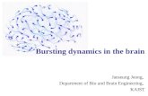 Bursting dynamics in the brain Jaeseung Jeong, Department of Bio and Brain Engineering, KAIST.
