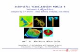 Scientific Visualization Module 6 Volumetric Algorithms (adapted by S.V. Moore – slides deleted, modified, and added) prof. dr. Alexandru (Alex) Telea.