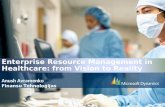 Enterprise Resource Management in Healthcare: from Vision to Reality Anush Avramenko Finansu Tehnoloģijas.