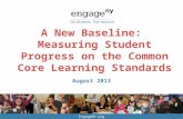 EngageNY.org A New Baseline: Measuring Student Progress on the Common Core Learning Standards August 2013.