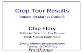 Crop Tour Results Impact on Market Outlook Chip Flory Editorial Director, Pro Farmer Host, Market Rally radio Email: cflory@profarmer.com Twitter: @ChipFlory.