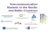 Telecommunication Markets in the Nordic and Baltic Countries 1 - Per 31.12.2013 -