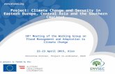 Christine Kitzler, Project Co-ordinator, OSCE 10 th Meeting of the Working Group on Flood Management and Adaptation to Climate Change 22-23 April 2015,