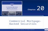 ©2014 OnCourse Learning. All Rights Reserved. CHAPTER 20 Chapter 20 Commercial Mortgage-Backed Securities SLIDE 1.