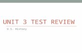 UNIT 3 TEST REVIEW U.S. History. Creating a Nation Standards This was outlawed in the Northwest Ordinance Slavery.