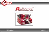 COPYRIGHT SILCA SpA 2007 RekordSilca S.p.A.. COPYRIGHT SILCA SpA 2007 RekordSilca S.p.A. REKORD Rekord is the new Silca key cutting machine for cylinder.