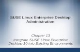 SUSE Linux Enterprise Desktop Administration Chapter 13 Integrate SUSE Linux Enterprise Desktop 10 into Existing Environments.