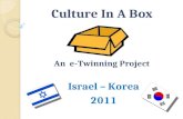 Culture In A Box An e-Twinning Project Israel – Korea 2011.
